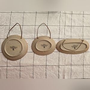 Threshold Tan Decorative Hanging Plate Trio